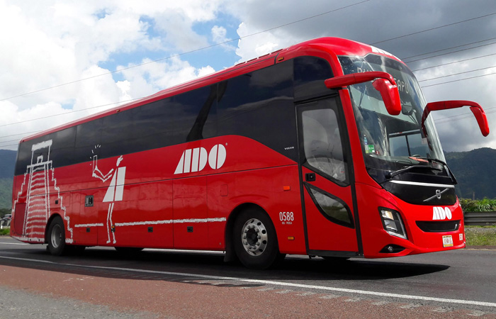 Bus Ado pour venir à Tulum