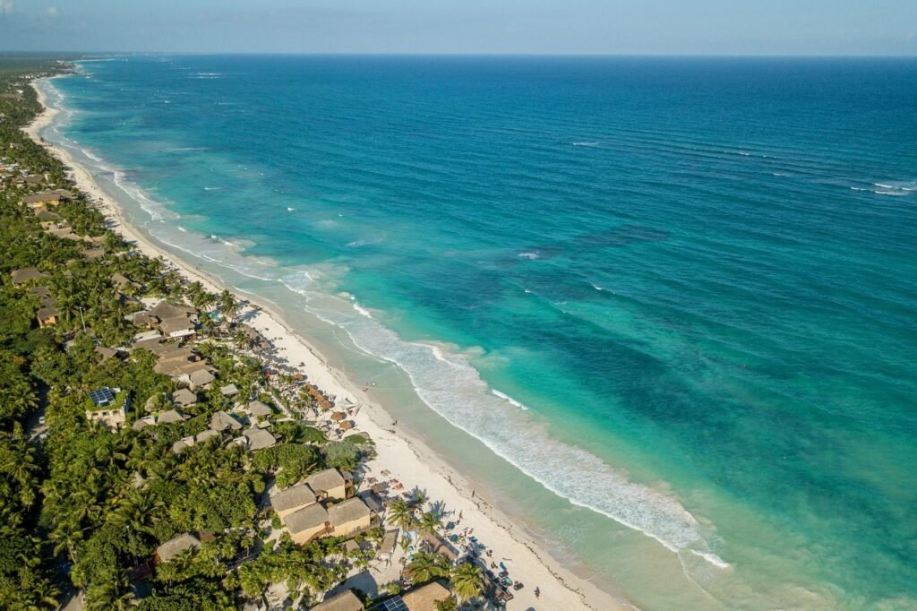 tulum beach sea